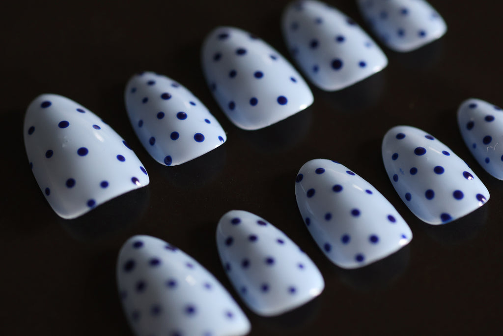 Mommy and Mini: Blue Polka Dots